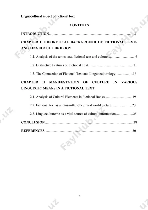 ciolinguistics, pragmalinguistics, linguoculturology, literature, and others. the tasks of the research are as follows: · to present results of extensive research in a clear and organized manner by selecting the most relevant findings and ordering them in an understandable sequence · to reveal the current problems that are present at a current stage of the sphere development · to analyze a wide range of materials, such as course books, mannuals, articles, dissertations etc. in order to discover a more complete information and identify various points of view; · to perform linguistic analysis of specific fictional texts in order to demonstrate the findings of theory in practice and thereby increase the practical values of the work · to summarize accurately the data gained from the research the object of the research paper of text in general as well as fictional text and discourse in relation to linguoculturology the subject of the …