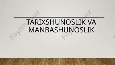 sovetlar rejimiga qarshi qurolli kurash tarixshunosligi — PPTX