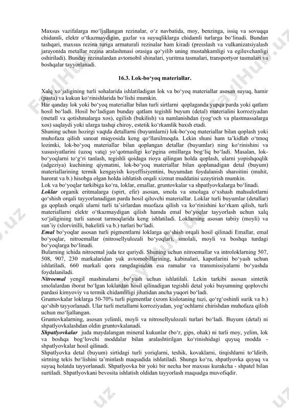 as shishani kristalizatsiya qilib olinadi. bular juda qattiq. olish usuliga qarab ikki turga bo‘linadi fotositallar (fotokeramlar) va termositallar (termopirokeramlar) fotositallarda asosiy katalizatorlar bular- yorug‘likka sezgir metallar (mis,oltin,kumush,platina) birikmalari (ishqor metallarni xam). ularning miqdori 0,001…0,3%. bu metallar kristallanish markazlari xisoblanadi. bularni bir tekis taqsimlanishi uchun ultrabinafsha va rentgen nurlari bilan ishlaydilar. termik ishlashdan so‘ng kristallanish markazlari atrofida polikristall struktura bir tekisda o‘sadi. termositallar olishda katalizatorlar sifatida titan ,fosfor, vinadiy, xrom oksidlari ishlatiladi. bunda oksidli shisha ikki fazaga bo‘linadi bittasi katta yuza tarangligi tortilishi bilan. (kalloid zarrachalar ajralishi bilan). zinapoyali termik ishlash natijasida (500 va800...1000ºс) bu zarrachalar o‘zlari kristallanadilar va shishani to‘la kristallanishiga olib keladi. ximiyaviy tarkibni katalizator turini,termik rejimini tanlab kristallik fazani 30…95%) yetkazish mumkin. sitallar ancha mustaxkam. ϭв=70-120mpa. buni 1100ºс da xam saqlaydi. metallar bilan yaxshi birikadi-kovsharlanadi. нв=6500mpa. uchish apparatlarida toblangan shisha ishlatiladi. issiqlik o‘tkazmaslik uchun ko‘p qatlamli tiniq shisha ishlatiladi. yuqorida aytilgandek sitallar qattiqligi toblangan po‘latlar qattiqligiga teng. organik …