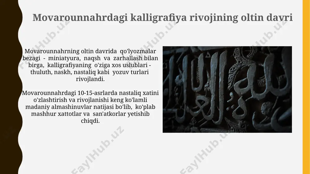 oʻrta osiyo xattotlik sanʼati tarixi - Page 4