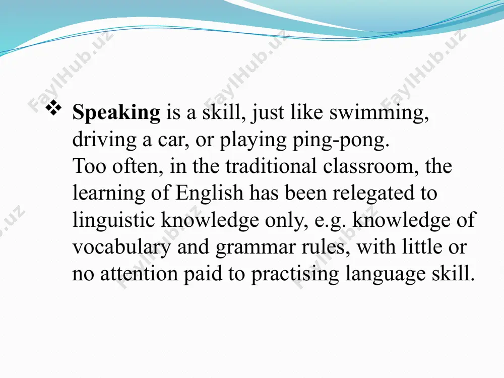 elp their students to produce grammatically correct written and spoken english, ideally aiming towards the accuracy of a native speaker of similar age and background. the emphasis in the classroom will be on grammar presentations and exercises, reading comprehension‏‎ and suchlike. fluency a fluent speaker, on the other hand, may well make grammatical errors but will speak or write efficiently (without pauses). they will be able to converse freely and talk with native-speakers about many different subjects. fluency generally increases as learners progress and become more comfortable using the language. language teachers who concentrate on fluency help their students to express themselves in english. they pay more attention to meaning and context and are less concerned with grammatical errors. typical fluency activities are role playing and more communicative activities where english is used as a medium of communication rather than an end in itself. accuracy vs fluency a fluent speaker, …