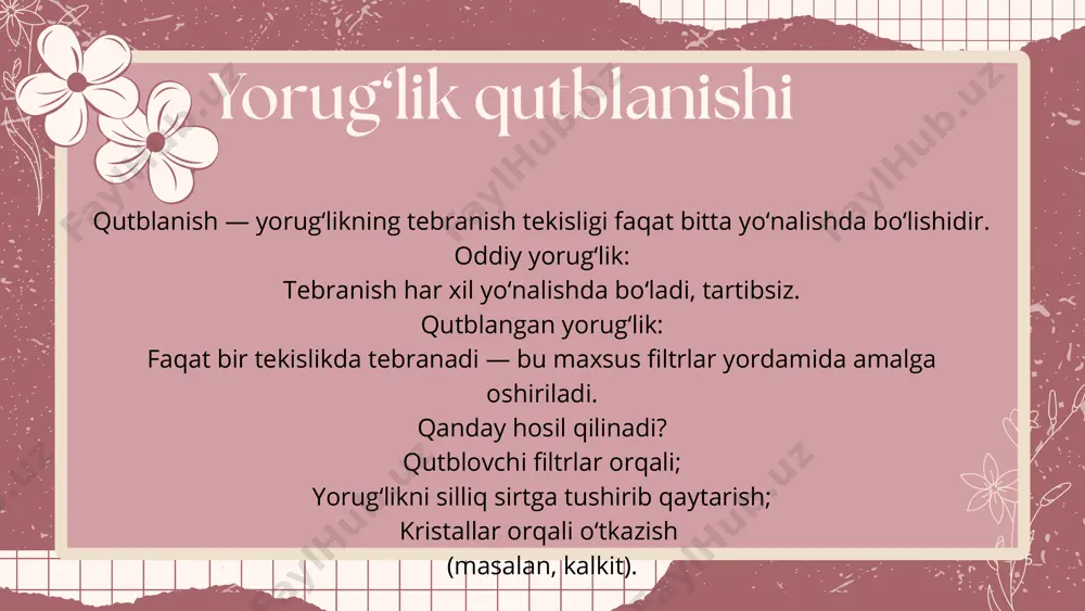 optika va yorug'lik xossalari - Page 5