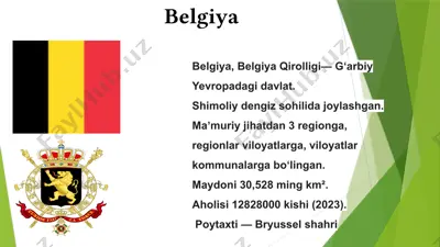 belgiya qirolligi — PPTX