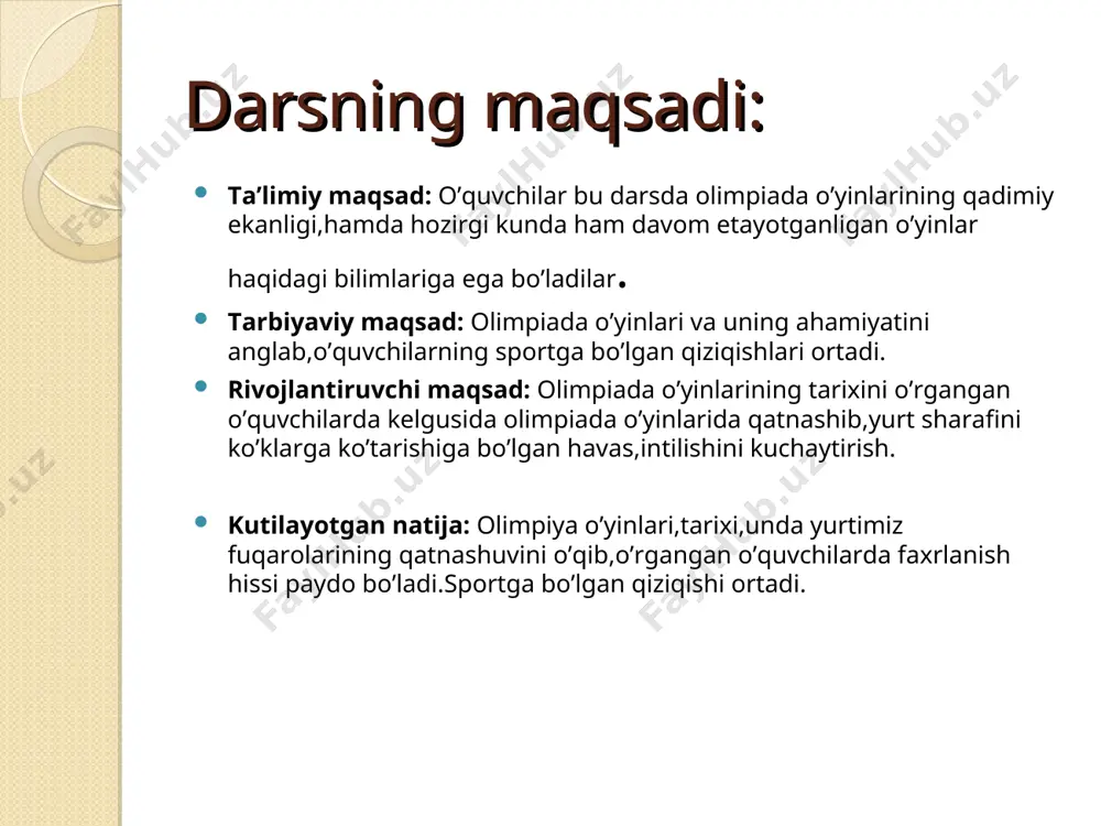 olimpiada o’yinlari: qadimda va hozir - Page 3