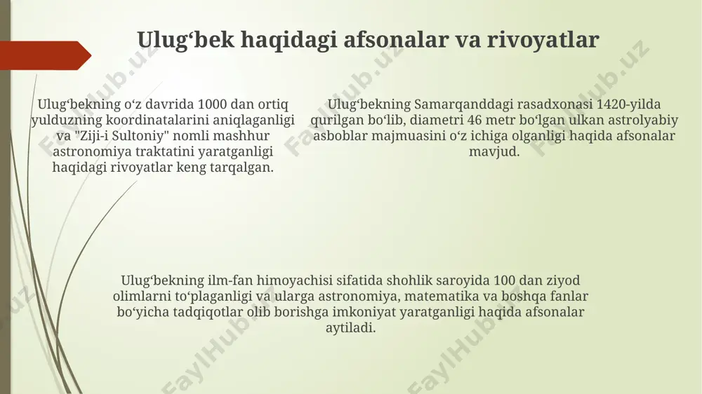 mirzo ulug'bek davlat arbobi va buyuk olim - Page 5