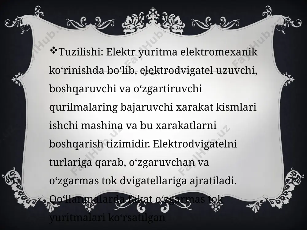 elektryuritmalarni tuzish va xarakteristika - Page 5