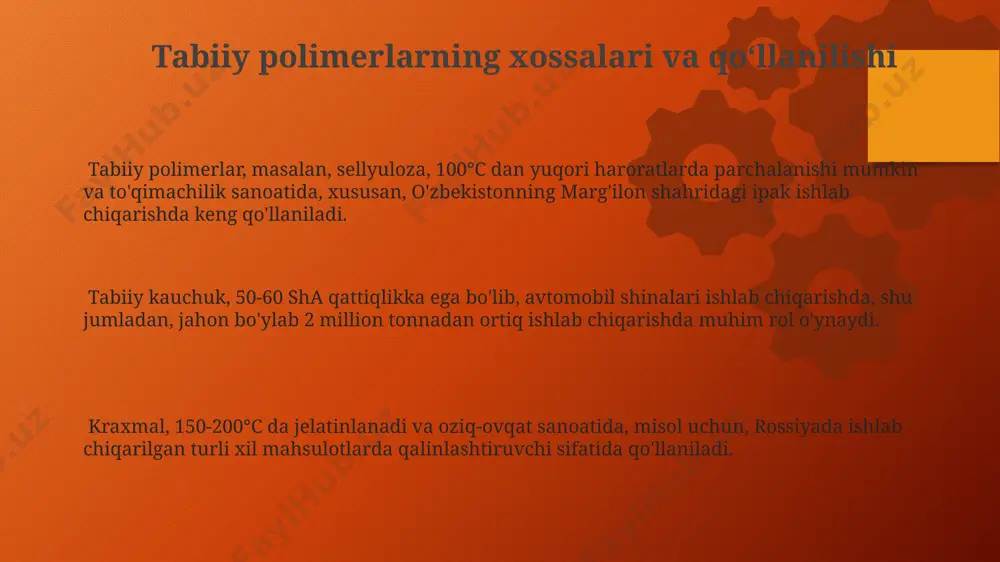 tabiiy polimerlarning olinishi - Page 3
