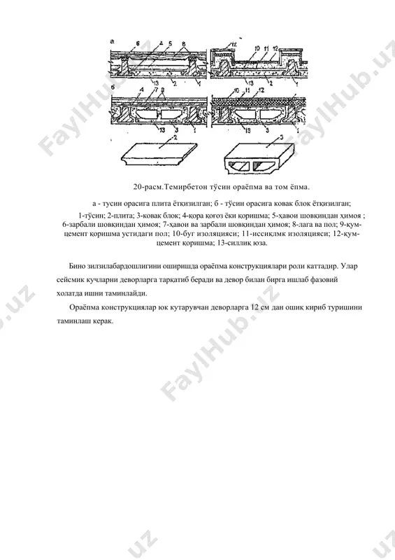 зилзилага қарши белбоғ конструкциялари - Page 4