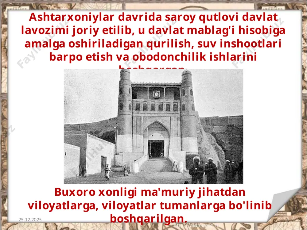 ashtarxoniylar davrida ijtimoiy iqtisodiy hayot 8-sinf - Page 3
