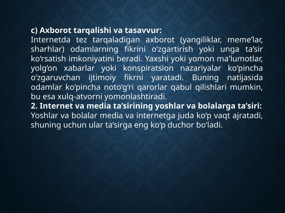 mediava internetning xulq-atvorga ta'siri - Page 4