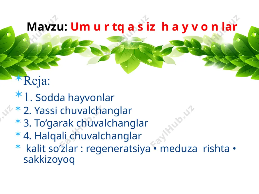 biologiya fanidan test savollari va javoblari - Page 5