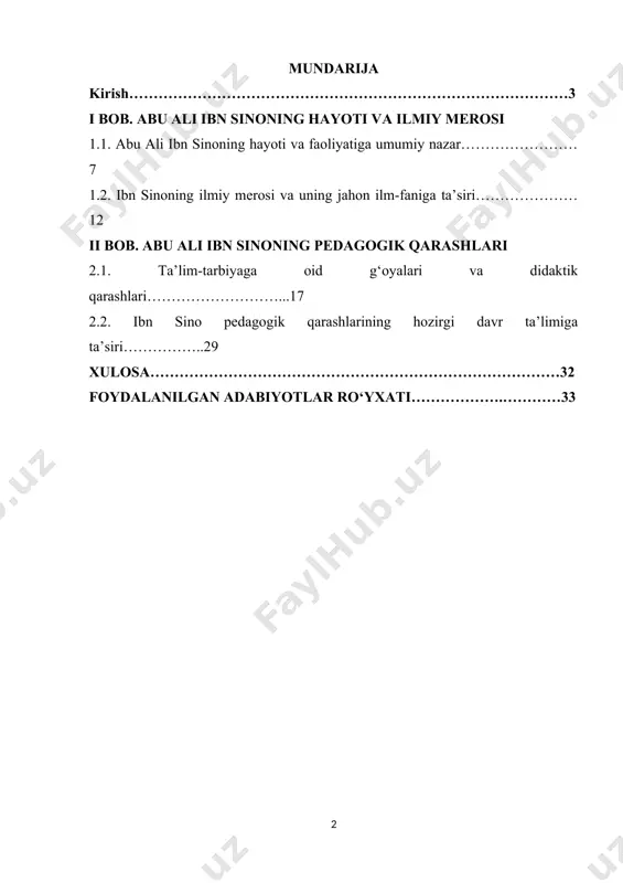 b etadi. zero, har qanday millat taraqqiyoti, uning ma’naviy kamoloti va intellektual salohiyati bevosita ta’lim-tarbiya tizimiga bog‘liq bo‘lib, bu sohadagi har qanday ilg‘or tajriba va boy tarixiy meros amaliy nuqtai nazardan juda foydalidir. tadqiqotning dolzarbligi shundaki, ibn sino pedagogik qarashlari hali to‘liq o‘rganilmagan, ularning zamonaviy ta’limdagi o‘rni chuqur tadqiq etilmagan. shu bois, uning asarlarida ilgari surilgan ta’lim-tarbiya g‘oyalarini ilmiy asosda tahlil qilish, ularni bugungi kunda qanday qo‘llash mumkinligini aniqlash zamonaviy pedagogik fikr taraqqiyoti uchun dolzarb vazifa hisoblanadi. ibn sino o‘z zamonasi uchun ilg‘or bo‘lgan metodologik yondashuvlarni ilgari surgan bo‘lib, bu g‘oyalar hozirgi kunda ham o‘z ahamiyatini yo‘qotgan emas. ibn sino pedagogik merosini chuqur tahlil qilish orqali biz nafaqat tarixiy jarayonlarni, balki ularning zamonaviy ta’lim tizimidagi ifodasini anglash imkoniyatiga ega bo‘lamiz. u yosh avlod tarbiyasini jamiyat taraqqiyotining muhim omili sifatida ko‘rgan, inson kamoloti yo‘lida ta’limning roli haqida chuqur fikr yuritgan. unga ko‘ra, inson jamiyatning faol a’zosi bo‘lishi, foydali ishlar qilishi, o‘z …