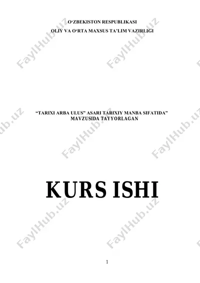 “tarixi arba ulus” asari tarixiy manba sifatida — PDF