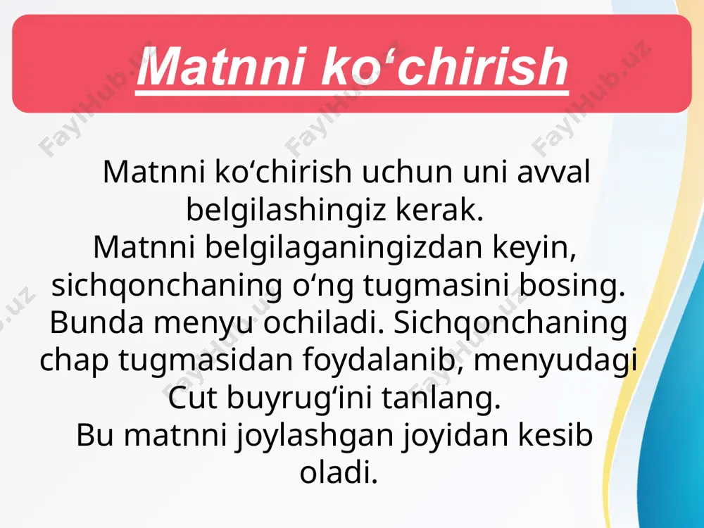 matnni koʻchirish - Page 2