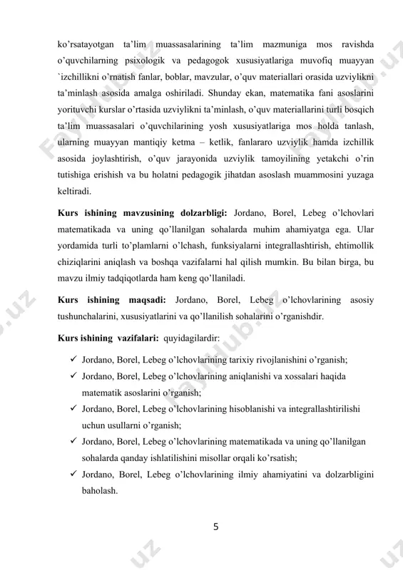 hada integrallanuvchi emas deyiladi. shunday qilib, (2) izoh. karrali integrallar uchun integrallanuvchi funksiya chegaralangan bo‘lishi shart emas. lekin biz tasdiqlarning sodda bo‘lishi uchun paragraf davomida integrallanuvchi funksiyalardan ularning chegaralangan bo‘lishini talab qilamiz. ikki karrali integralni ham bir o‘zgaruvchili funksiyaning aniq integralidagi kabi darbu yig‘indilari yordamida ham aniqlash mumkin. ushbu embed equation.3 funksiyalar kesmada aniqlangan va uzluksiz bo`lib, ular ning turli qiymatlariga da turli nuqtalarni mos qo`ysin. bu holda kesmaning funksiyalar yordamida da hosil bo`ladigan aksi ga sodda egri chiziq deyiladi: . ga egri chiziqning boshlang`ich nuqtasi nuqtaga esa egri chiziqning oxirgi nuqtasi deb ataladi. biz qaralayotgan egri chiziq to`g`rilanuvchi, ya`ni chekli uzunlikka ega bo`lsin deb faraz qilamiz. aytaylik, xoy tekisligida biror sodda egri chiziq yoyi va bu yoyda funksiya berilgan bo`lsin. egri chiziqni a dan v ga qarab nuqtalar yordamida n ta ( ) yoyga ajratamiz. yoyning uzunligini va deb belgilaymiz. endi nuqtalar olamiz va quyidagi yig`indini tuzamiz. ta`rif. agar …