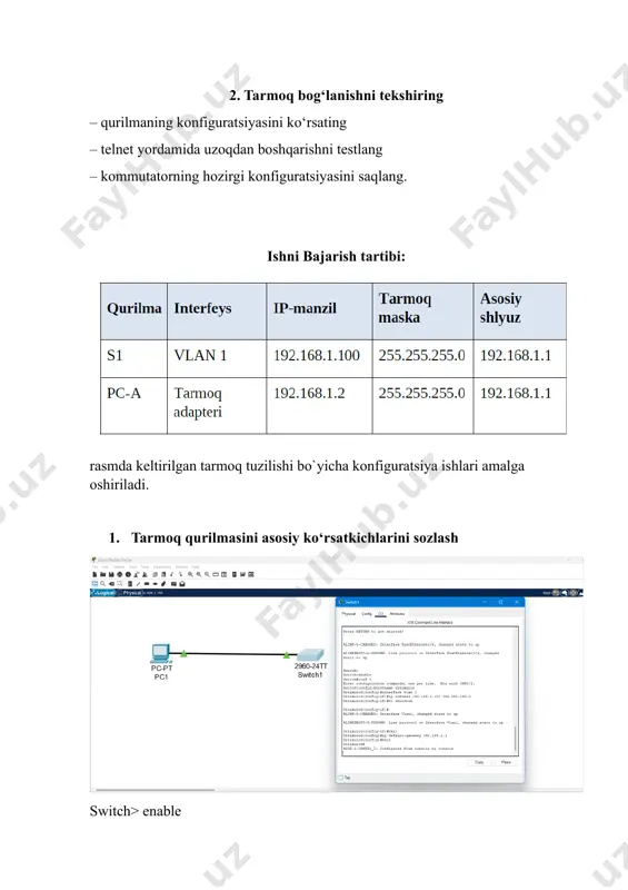 tarmoq xavfsizligi fanidan amaliy ish - Page 3
