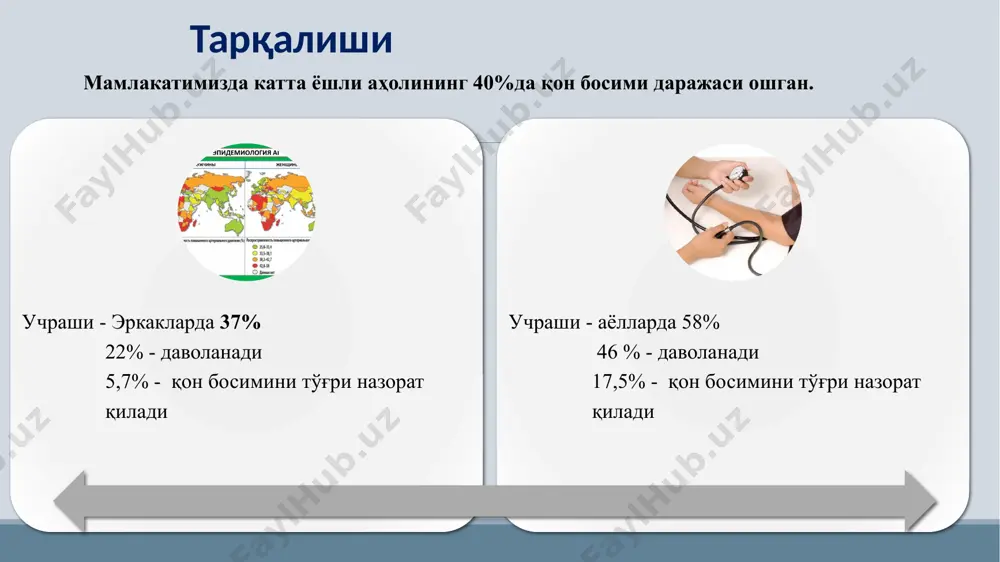 циясини камайтириши ва юрак ишини камайтириши хисобига кон босимини туширади. седатив таъсир курсатмайди. суткада 1 марта кулланилади. ганглиоблокаторлар пентамин, бензогексоний ва б. — нафакат симпатик ганглийларни балки парасимпатик ганглийларни хам тормозлайди. шу сабабли ножўя таъсирларни келтириб чикаради. парасимпатик ганглийларни тормозлаш натижасида ичаклар перисталтикасини пасайтириб кабзият чакиради, оғир ҳолларда ичак тутилиши келиб чикади. сийдик пуфаги тонуси пасайиши, аккомодация бузилиши, оғиз қуриши кузатилади. симпатик ганглийларни фалажлаш натижасида симпатик нервлардан импульслар томирларга келиши тўхтатилганидан ва буйрак усти безининг мия қисмида адреналин ажралиши камайганидан қон томирлар кенгайиши ва қон босимининг пасайиши кузатилади. ортостатик коллапс ва ўрганиб қолиш ганглиоблокаторлар асосан хирургик операцияларда гипотензияни бошкариш учун қўлланилади. бунда қисқа таъсир этувчи ганглиоблокатор (гигроний, арфонад) ишлатилади. шунингдек гипертоник кризда қиска латент давр , яққол гипотензив самара хамда ўпка шиши ва мия шишида қўлланилади. симпатолитиклар бу гуруҳ дори воситалари адренергик синапсларнинг пресинаптик мембранасига та’сир этиб, қўзғалиш импулсларини ўтишига тўсқинлиқ қилади. улар посцинаптик мембранада жойлашган α,β,β2-адренорецепторларга та’сир кўрсатмайди. симпатолитиклар …