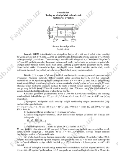 16k20 tokarlik-vintkesar dastgohi — DOCX