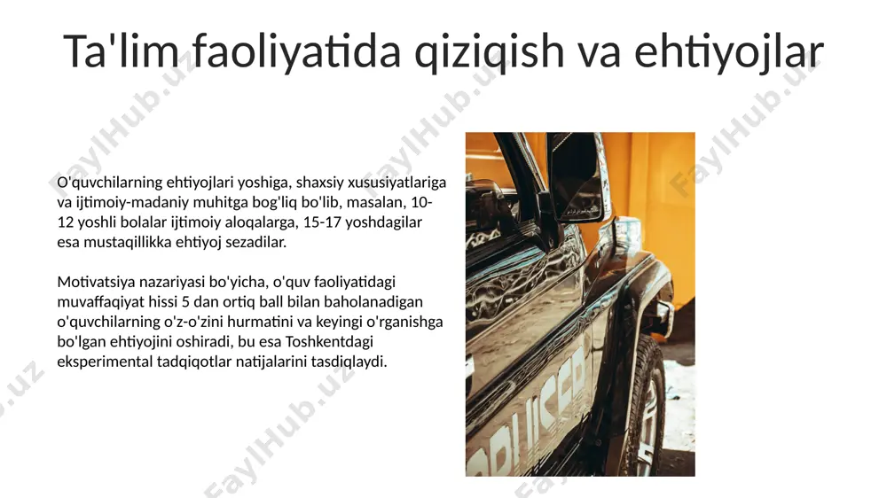 o‘quv faoliyatining psixologik xususiyatlari - Page 5