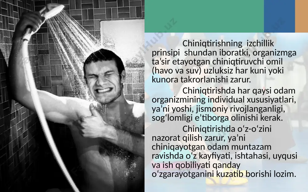 organizmni chiniqtirish. teri gigiyenasi. 8 - sinf - Page 4