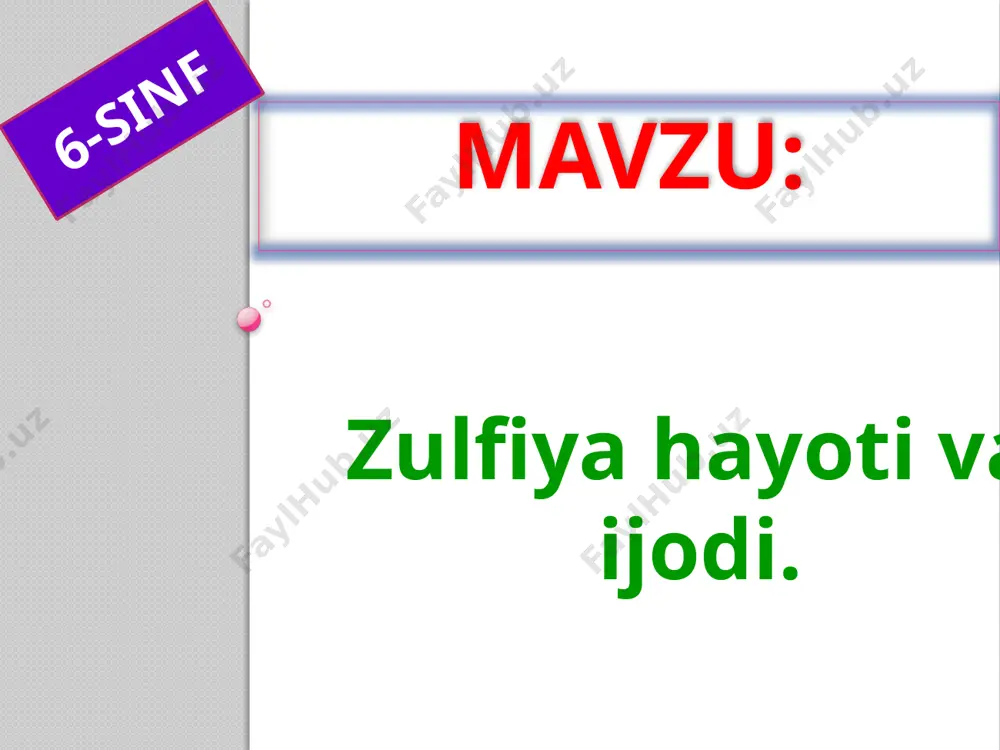 zulfiya hayoti va ijodi - Page 4