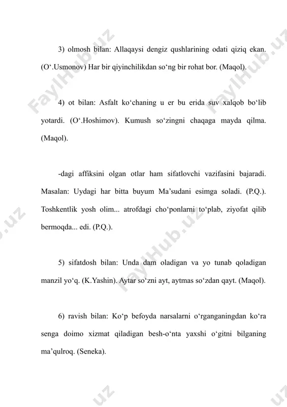 ikkinchi darajali bo‘laklarning gapdagi ahamiyati - Page 3