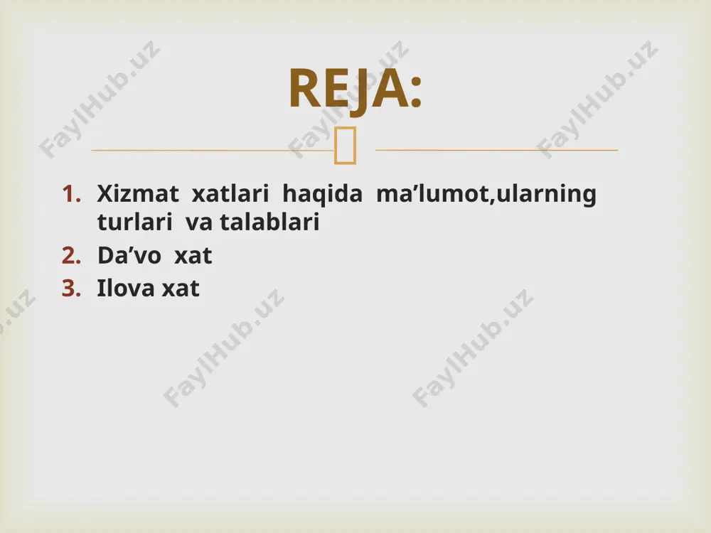 xizmat xatlari haqida ma'lumotlar - Page 3