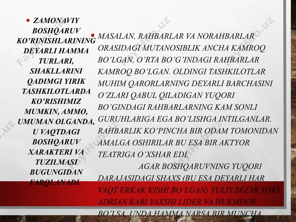 boshqaruv psixologiyasini shakllanish tarixi - Page 5