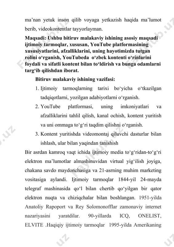 im tomonidan asos solingan. ular paypal kompaniyasining sobiq xodimlari bo‘lib, youtubeni kaliforniyaning san mateo shahridagi bir garajda ishga tushirishgan. youtubeninng dastlabki g‘oyasi video bo‘lishish uchun oddiy va qulay platforma yaratish edi. chunki o‘sha vaqtda internetda bunday xizmat yetishmas edi. noodatiy va o‘ziga xos g‘oyalarni topishning ham o‘ziga yarasha qiyinchiliklari bor va youtubeda uzoq vaqt qolish, odamlarning e’tiborini qozonish uchun bu juda muhim omil. ijodkor kreativ fikrlashi uchun o’qib-o‘rganib, tadqiqot qilishi, trendlardan foydalanishi va tomoshabinlarning fikrlari bilan qiziqishi kerak. g’oyani rivojlantirish uchun esa storyboard va skript yaratish, jarayonni tashkil qilish va prototiplarni sinab ko’rish juda muhim topilgan g‘oyani aniq va tushunarli qilish uchun storyboard yoki skript yaratish mumkin. bu kontentning asosiy g‘oyalari va ularni qanday taqdim etish kerakligini aniqlashtirishga yordam beradi. storyboard – biror video, film, animatsiya yoki reklama roligining vizual skripti hisoblanadi. bu qog‘ozga yoki elektron shaklda tuziladigan, loyihaning har bir sahnasini vizual tasvirlar bilan ko‘rsatuvchi qator rasm va eskizlardan …