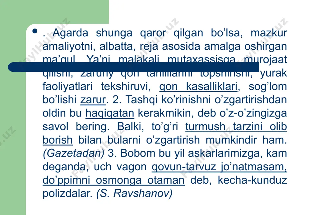 mantiqiylik va grammatik vositalar 11-sinf - Page 5