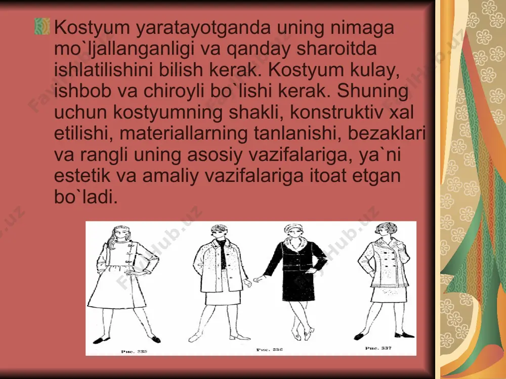 kostyum hajmiy-fazoviy strukturasining asosiy хususiyatlari - Page 4
