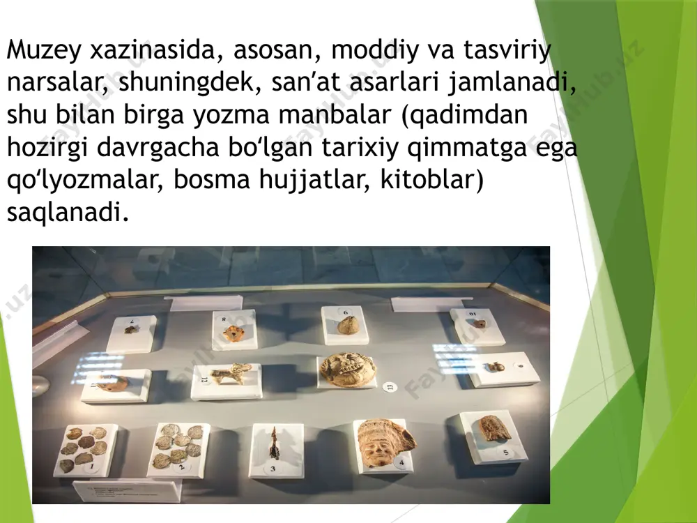 qimmatbaho kolleksiya va eksponatlarni saqlash va namoyish etish. - Page 3