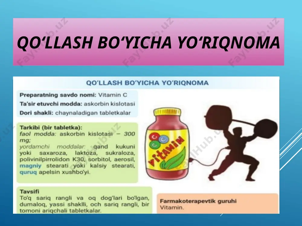 qo‘llash bo‘yicha yo‘riqnoma va dars rejasi - Page 5