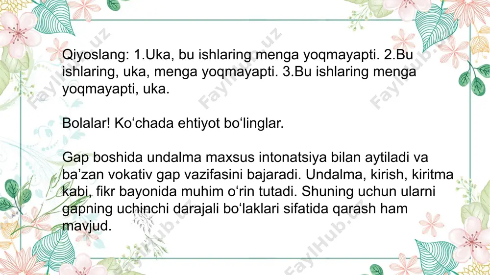undalma va kiritmalar - Page 3
