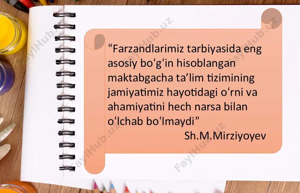 maktabgacha ta’lim tashkilotlarini paydo bo`lish tarixi - Page 4