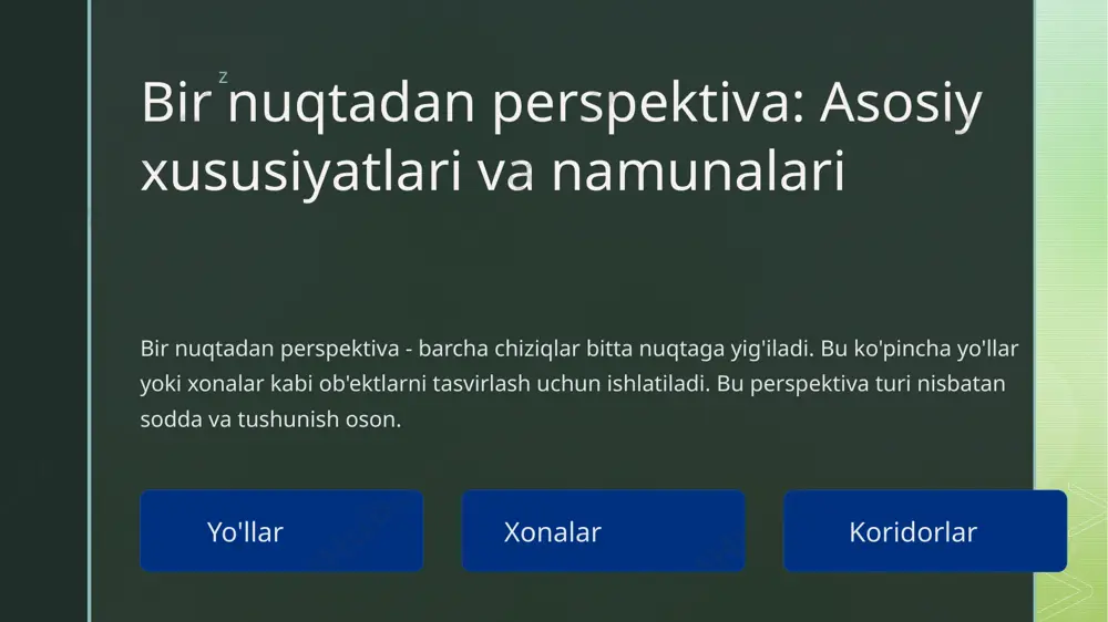 perspektiva turlari: asosiy tushunchalar - Page 2