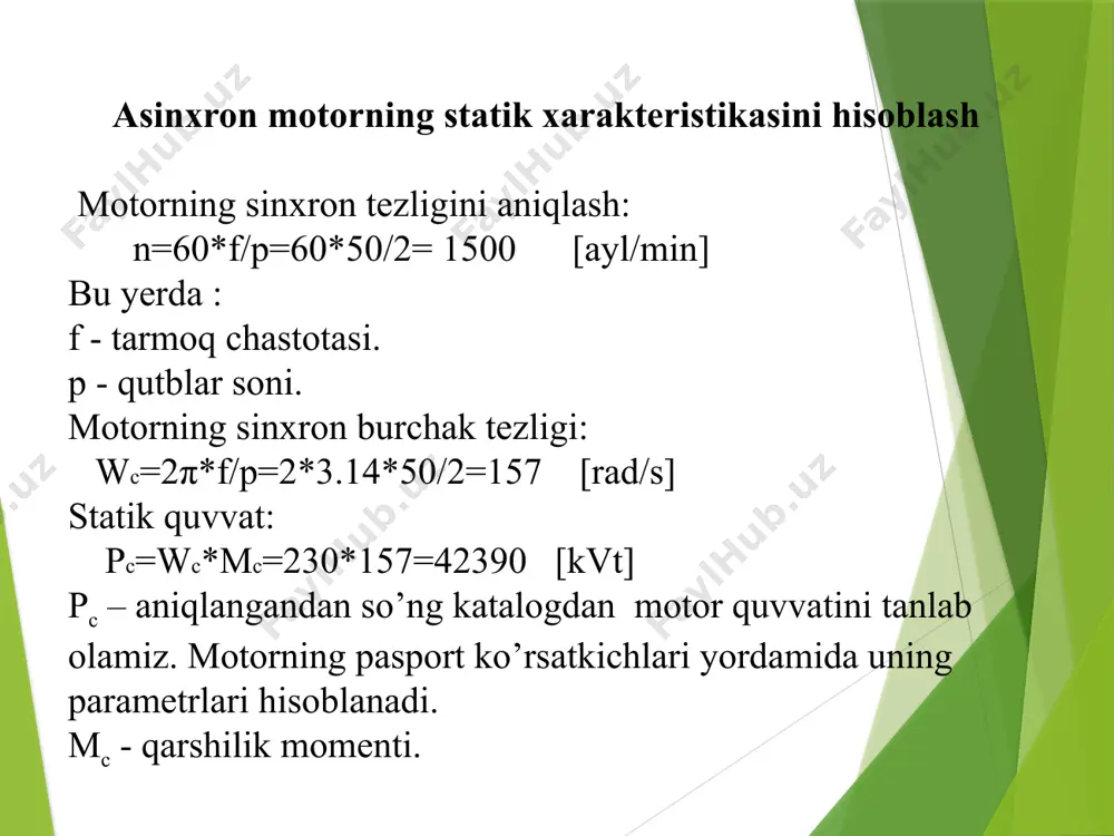 chastota o‘zgartgichi – asinxron mator tizimi - Page 4