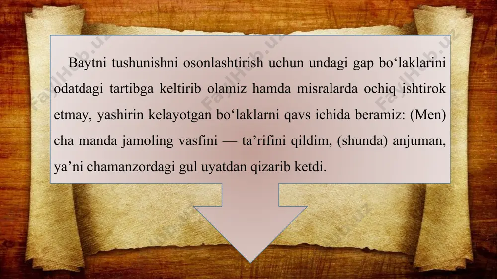g'azalda badiiy tasvir vositasining o'rni 9 -sinf - Page 5