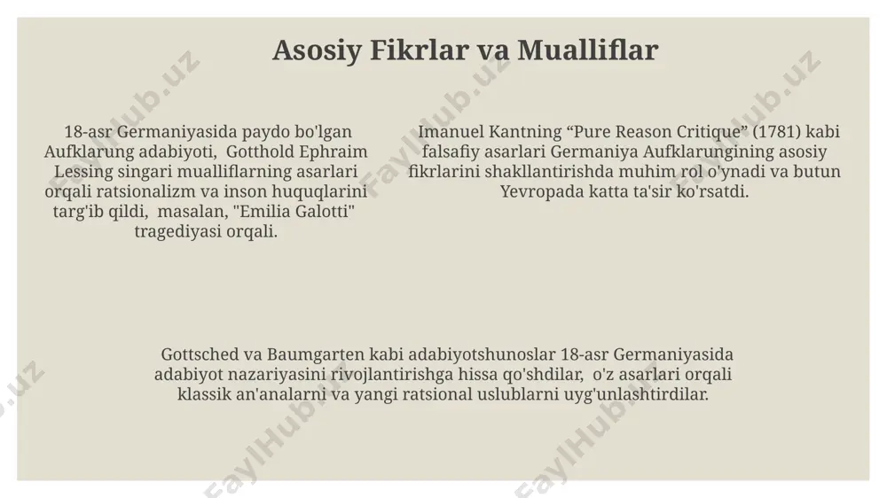 germaniya ma'rifatchilik adabiyoti - Page 5