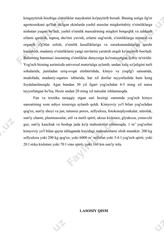 ismini o'simliklardan olib, uning qisman bo'lsa-da, o'zgarishiga sababchi bo'lgan. feodalizm va kapitalistik davrlarda yer sharidagi o'rmolar shafqatsizlarcha kesildi, undan yoqilg'i sifatida, qurilishda va kema ishlashda keng ko'lamda foydalanishi tufayli uning maydoni keskin qisqardi. ayniqsa yer sharining aholi zich yashaydigan joylarida o'rmonlarning 2/3 qismi yo'q qilindi. natijada 500 mln. ga erdagi o'rmonlar maydoni qisqarib, dasht biyobonga aylantirildi. o'rmonlar ayniqsa aholi zich, kesish va tashish qulay bo'lgan joylarda va daryo vodiylarida ko'plab kesilgan. chunki ularni suvda oqizish oson bo'lib, tashish arzonga tushgan. bunga oka daryosini misol qilib ko'rsatish etarlidir. agar okaning yuqori oqimida xviii asrda o'rmon bilan qoplanganlik darajsi 15,8%, xix asrda kelganda uning miqdori 3,6% tushib qolgan. o'rmonlarni rejasiz, tartibsiz kesilishi o'z navbatida tabiatdagi muvozanatni buzilishiga sabab bo'ldi va insonnig xo'jalik faoliyati uchun qo'yidagi salbiy oqibatlarning vujudga kelish jarayonini tezlatirdi: tuproq eroziyasi tezlashdi, daryo va ko'llarning rejimi o'zgarib, suvi kamaya boshladi, suv toshqinlari, sel tez-tez bo'ladigan bo'lib qoldi, mikroiqlimga ta'sir etdi, …