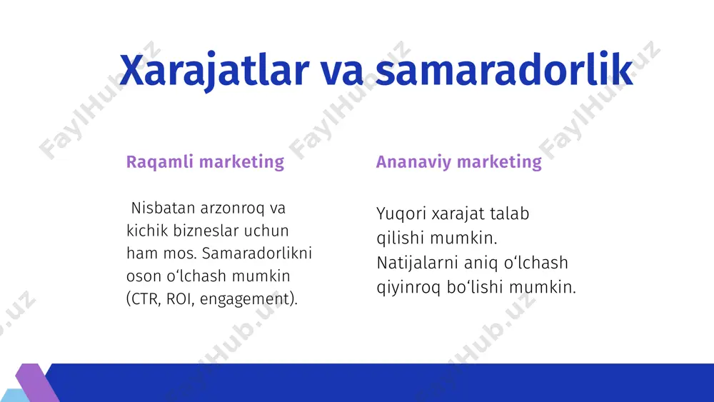 raqamli marketing va an'anaviy marketing farqi - Page 5