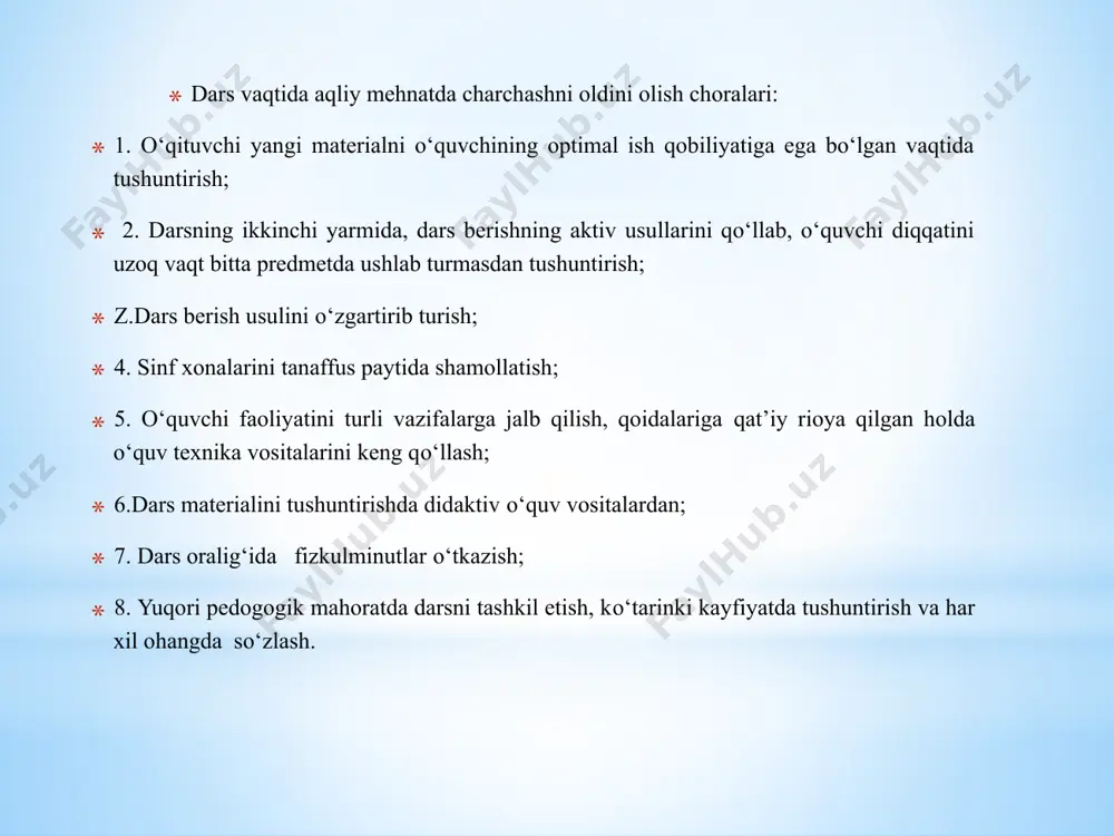dars va dars jadvalini gigiyenik baholash - Page 3