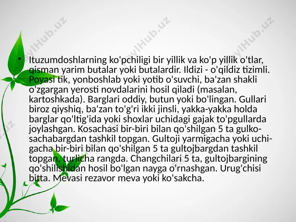 ituzumdoshlar oilasi. 6 - sinf - Page 5
