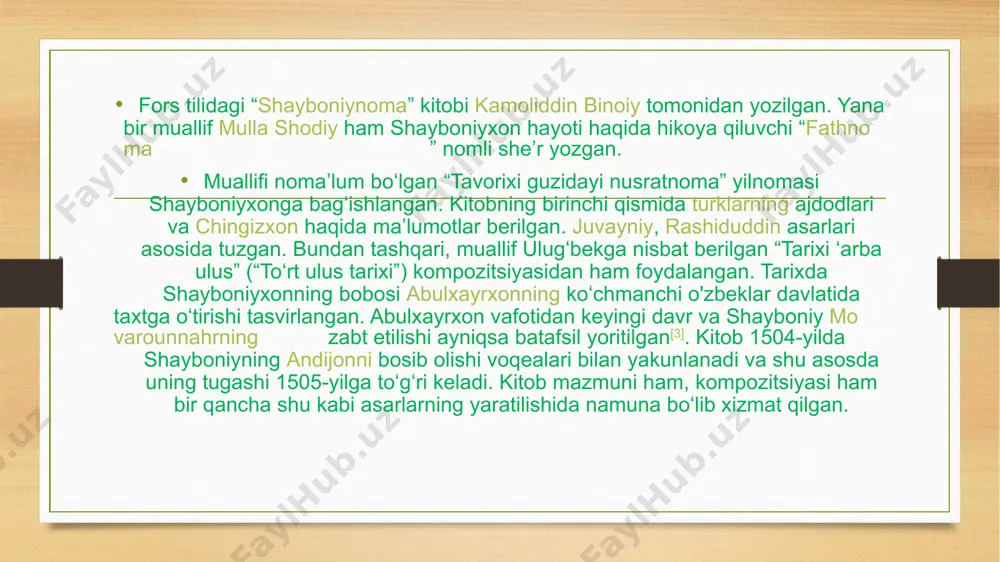 o'rta asrlar tarixining o'rganilishi - Page 5