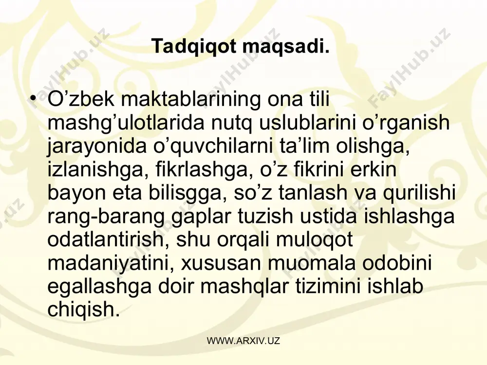 nutq uslublari mavzusini zamonaviy texnologiyalar asosida o’rgatish - Page 4