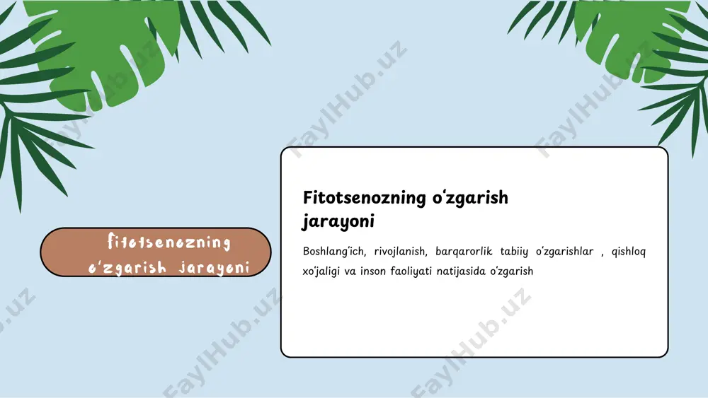 fitotsenozning dinamik oʻzgarishini tavsiflash - Page 5