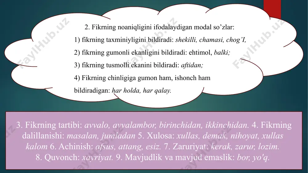 alohida guruh so'lar ularning turlari. - Page 4
