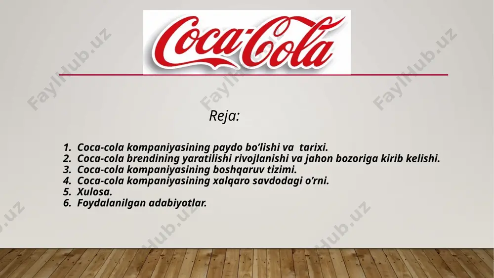 rildi. oradan 100 yil oʻtgach bu shisha butun dunyo boʻylab darhol tanib olinadigan darajaga yetdi. kandler coca-cola kompaniyasini 1919-yilda ernest vudraff boshchiligidagi bir guruh tadbirkorlarga 25 000 000 dollarga sotdi. oʻsha yilning oxirida coca-cola nyu york fond birjasida (nyfb) bir aksiya uchun 40 dollar evaziga oʻzining dastlabki ommaviy taklifini (dot) kiritdi. coca-cola aksiyalari 2016-yilgi yillik hisobotga koʻra koʻtarilib, kompaniyaning bozordagi aksiyalari qiymati taxminan 180 milliard dollarni tashkil etdi va dividendlar ketma-ket 53 marta oʻsdi. birja almashinuvi orqali 1960-yilda sotib olingan minute maid korporatsiyasi coca-colaʼning alkogolsiz ichimliklardan tashqari birinchi korxonasi boʻldi. ushbu muvaffaqiyatli xariddan soʻng coca-cola kompaniyasi 1961-yilda spriteʼni taqdim etdi, uning qiymati hozirda taxminan 5 milliard dollarni tashkil etadi va dunyodagi eng mashhur alkogolsiz ichimliklar orasida uchinchi oʻrinda turadi. coca-cola 1982-yil iyul oyida past kaloriyali ichimlik hisoblanuvchi diet cokeʼni taqdim etdi. bu 1886-yildan beri coca-cola savdo belgisidan foydalangan birinchi yangi brend edi. ishga tushganidan keyin bir yil ichida diet coke …