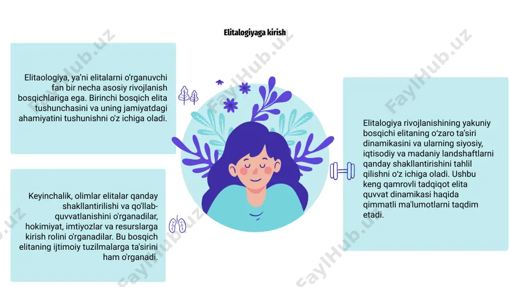 odologiyalargacha sezilarli o'zgarishlarga duch keldi. elitalogik tadqiqotlar evolyutsiyasini tushunish bu sohada dolzarb bo'lib qolish va ushbu ixtisoslashgan sohada bilimlarni oshirish uchun juda muhimdir. mars is a cold place elitalogiyadagi zamonaviy tendentsiyalar elitalogiya turli bosqichlarni bosib o'tdi, uning dastlabki ildizlaridan hozirgi zamon tendentsiyalarigacha. ushbu rivojlanish bosqichlarini tushunish ushbu sohaning dinamikasini tushunish uchun juda muhimdir. zamonaviy elitalogiya ilg'or tadqiqotlar va elita xatti-harakatlari haqida ma'lum bo'lgan narsalarning chegaralarini kengaytiradigan innovatsion metodologiyalarga e'tibor qaratadi. bu elita guruhlarini chuqurroq va nozikroq tushunishga olib keladi. elitalogiya rivojlanishining asosiy bosqichlarini kuzatish orqali biz bu sohaning vaqt oʻtishi bilan qanday oʻzgarganini va elita shaxslar va ularning jamiyatga taʼsiri haqidagi tushunchamizni shakllantirishda davom etayotganini yaxshiroq tushunishimiz mumkin. mental health infographics elitalogiya o'zining paydo bo'lishidan boshlab bir necha rivojlanish bosqichlarini bosib o'tdi, har bir bosqich o'ziga xos qiyinchiliklar va bahs-munozaralarni taqdim etadi. birinchi bosqich elitalogiya va uning asosiy tamoyillarini aniqlashdan iborat bo‘lib, olimlar elita nimadan iboratligi va elitizmni qanday o‘lchash …