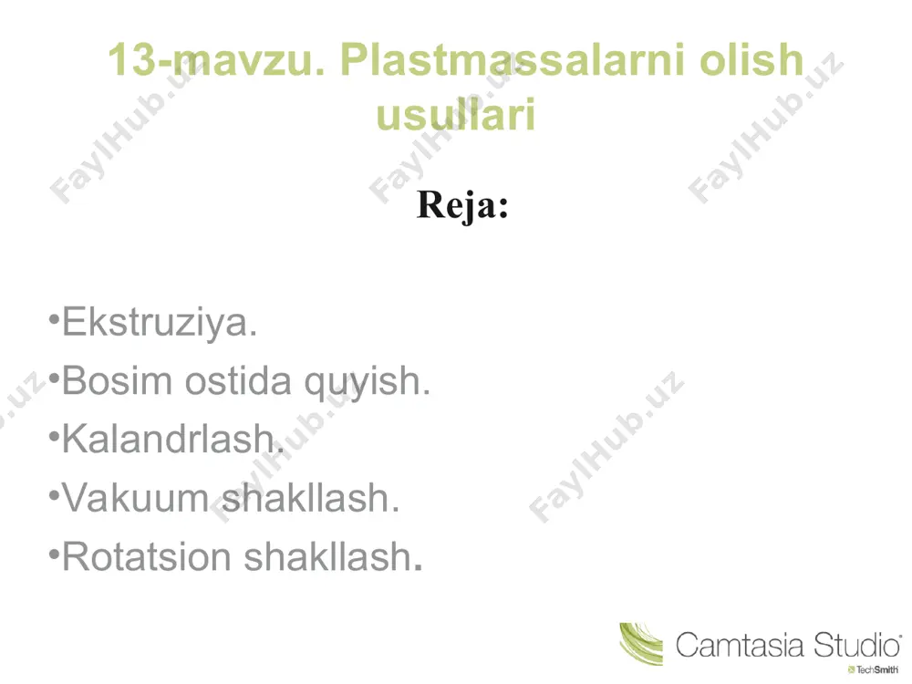polimer materiallar fanidan - Page 2